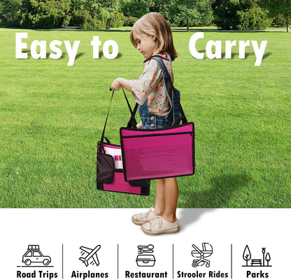 Car Seat Tray,Toddler Road Trip Essentials With Drawing Kit