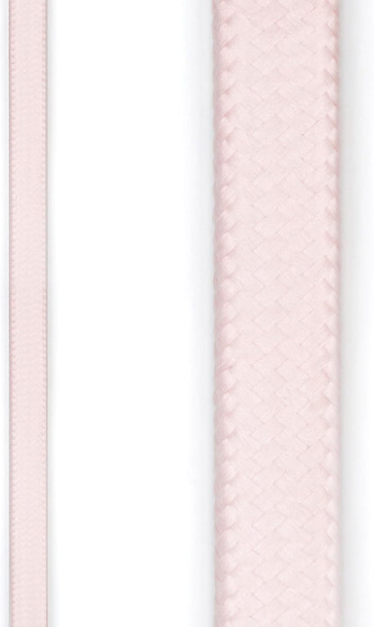 22814 Designer Series 9-ft Fabric Extension Cord, 3 Polarized Outlets, Right Angle Plug, 125 Volts, Pale Pink