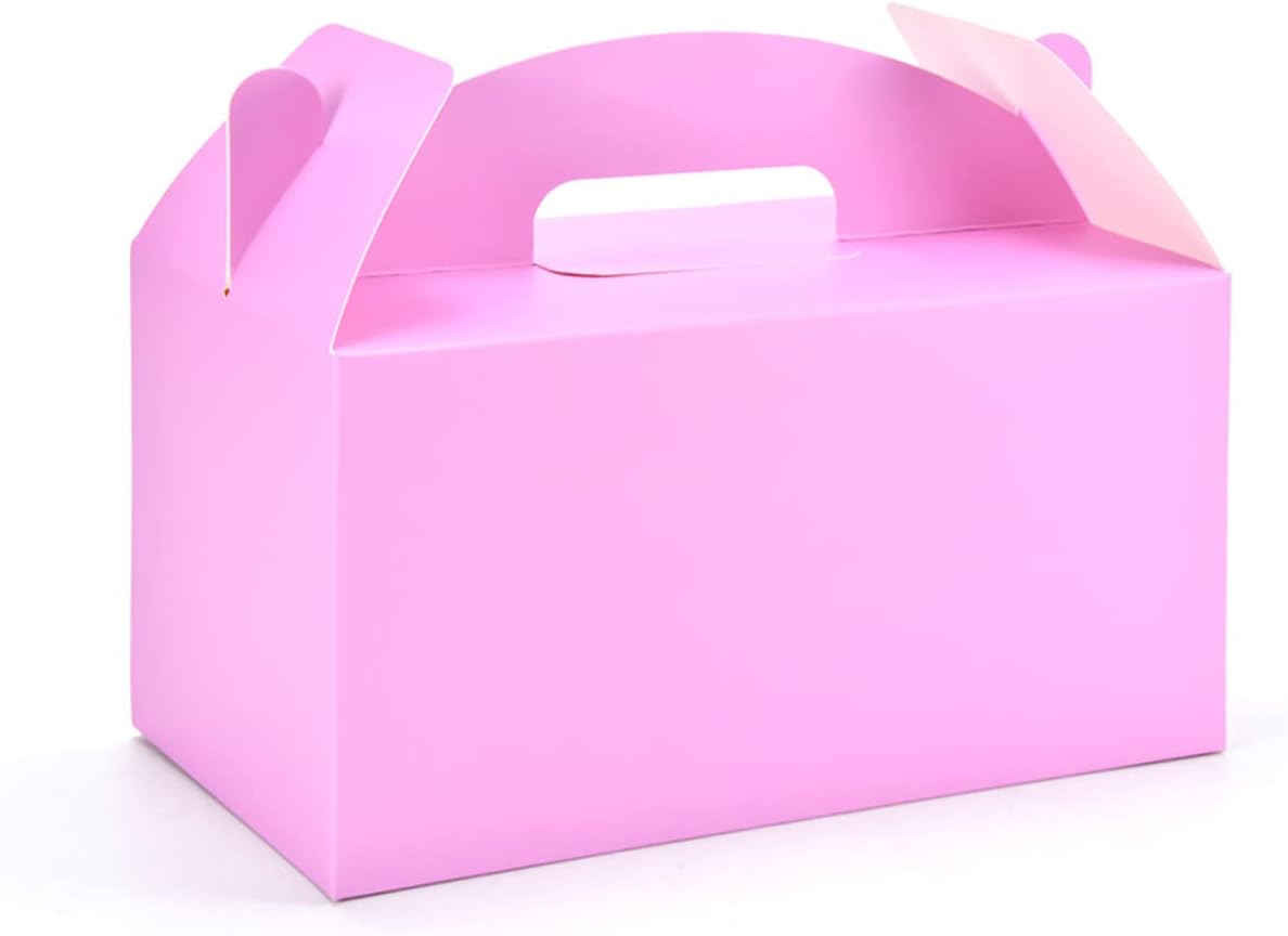 Treat Gift Boxes, 30 Pack, Pink, 9.45x5x5 IN