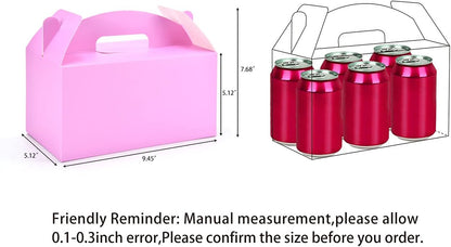 Treat Gift Boxes, 30 Pack, Pink, 9.45x5x5 IN