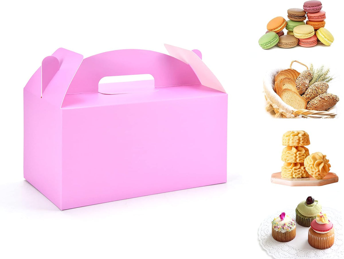 Treat Gift Boxes, 30 Pack, Pink, 9.45x5x5 IN