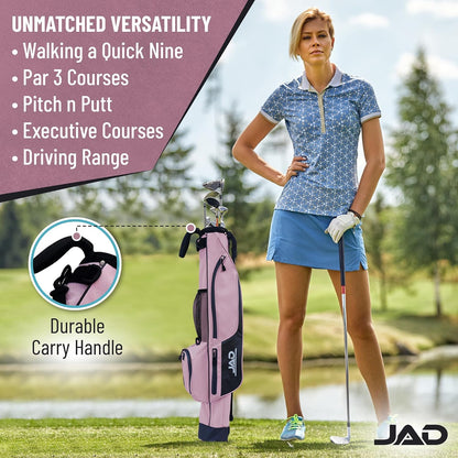 Sunday Golf Bag - Premium Everyday Sunday Golf Bag with Stand for Men, Women and Ladies, Ultra Lightweight, Easy to Carry Pitch n Putt Carry Bag