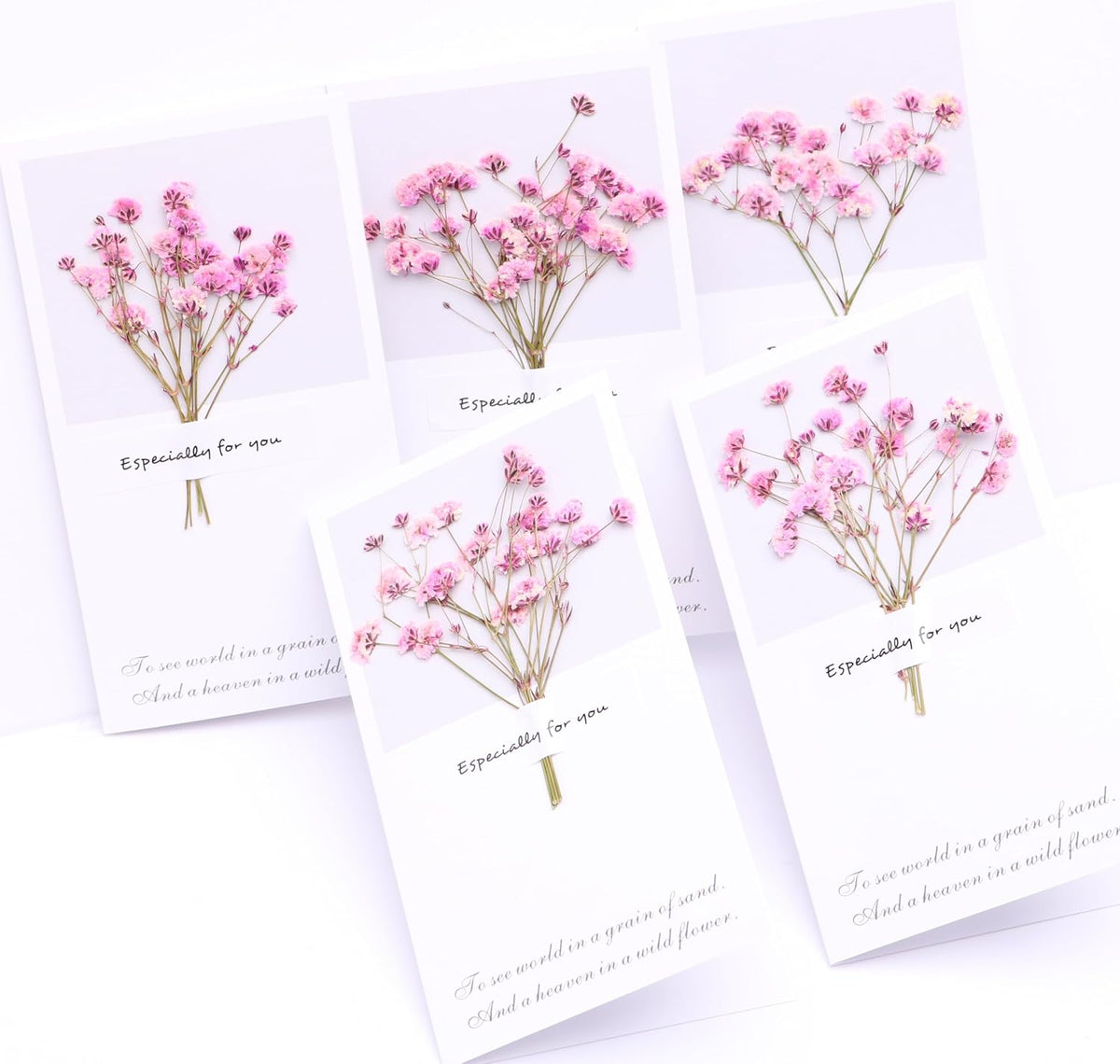 Pink 70 Pcs Small Dried Babys Breath Flowers for Resin ,Real Dried Babys Breath Pressed Flower for Wedding Invitations Wax Seals ,Dry Flat Baby's Breath Flower with 2 Tweezers.