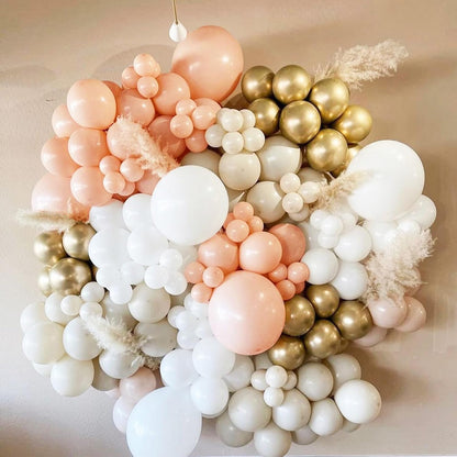 Peach Blush Balloons - Peach Blush Balloons Different Sizes 18 12 10 5 Inches, Nude Balloon Garland Arch for Safari Party Birthday Baby Shower Bridal Shower Neutral Decorations