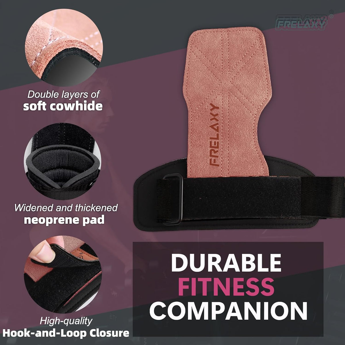 Lifting Wrist Straps for Women and Men, Weight Lifting Grips