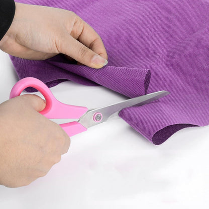 Scissors for Office Home School Craft Sewing Fabric Supplies(Pink), 8 Inch