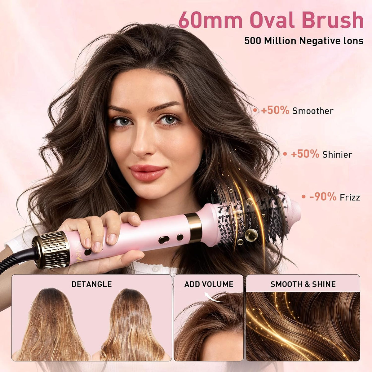 Mythsight StyleVibe Dual Voltage 8-in-1 Air Styler with Diffuser Hair Dryer
