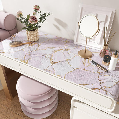 Gold Pink Marble Contact Paper for Countertops Waterproof Peel and Stick Countertops for Kitchen Bathroom 15.7''x118'' Self Adhesive Vinyl Countertop Contact Paper Marble Wallpaper for Counter