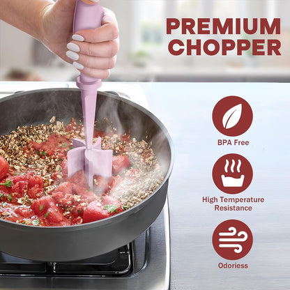 Meat Chopper Hamburger Grinder, Kitchen Smasher for Ground Beef