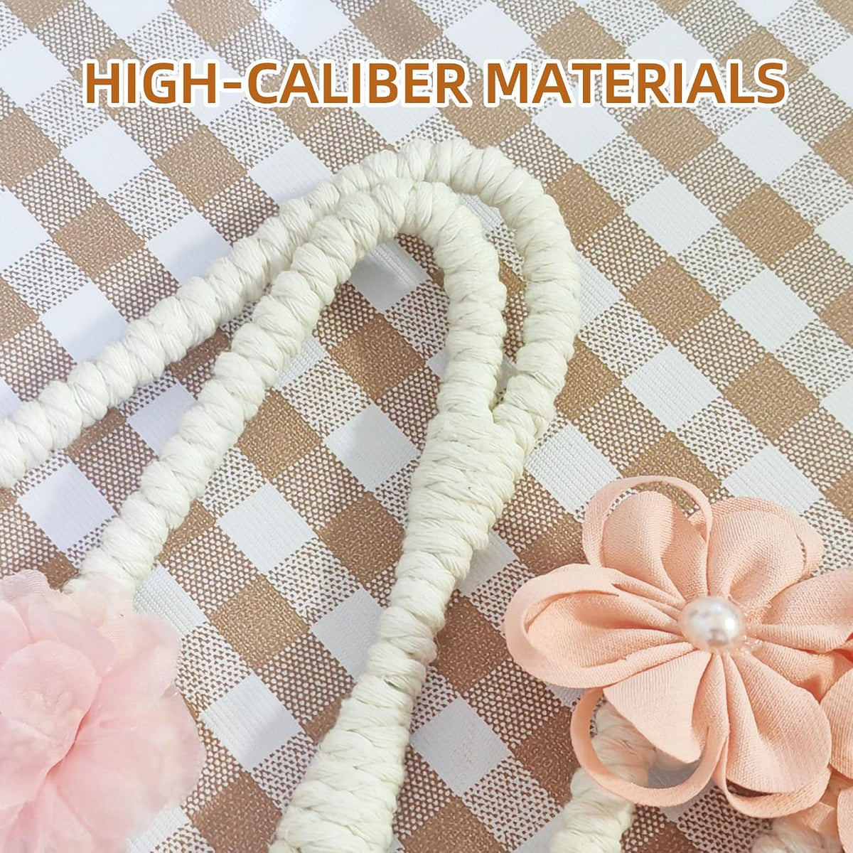 Flower Curtain Tiebacks - 2 Pack No Drill Decorative Holdbacks