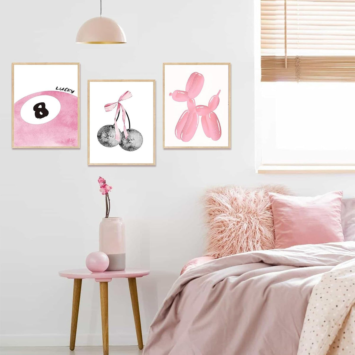 6 Pack Pink Diamond Art Kits for Adults, Diamond Painting Kits for Beginner