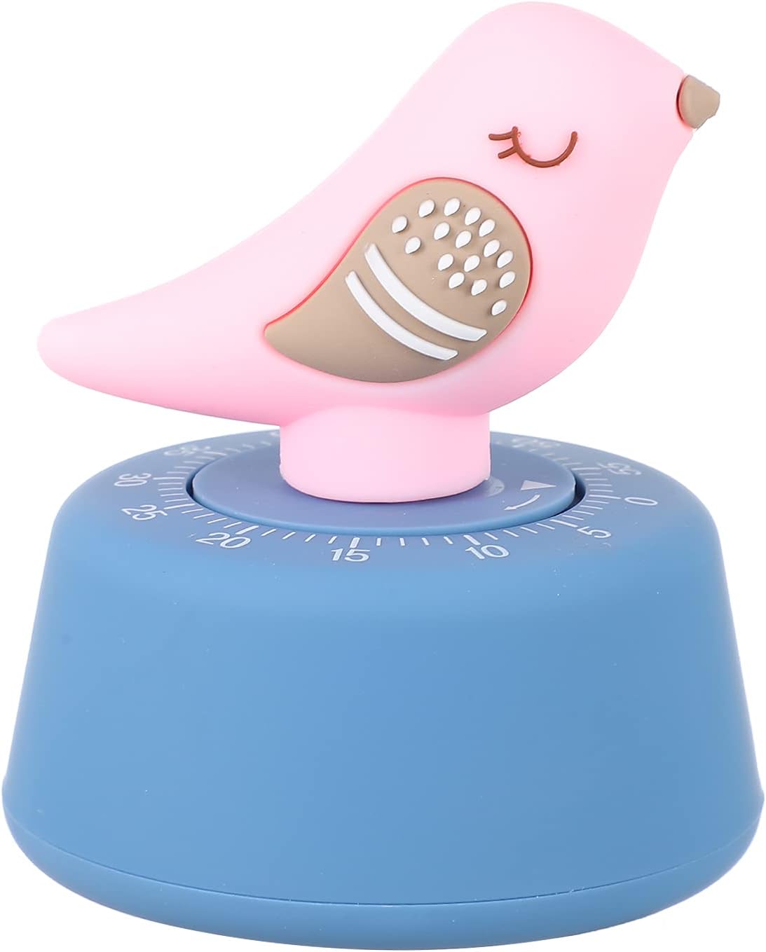 Mechanical Kitchen Timer Manual Wind up Cooking Timer Cartoon Countdown with Alarm for Home Kitchen Kids Activities Salon Use 3.54 X 2.75 X 2.75 in