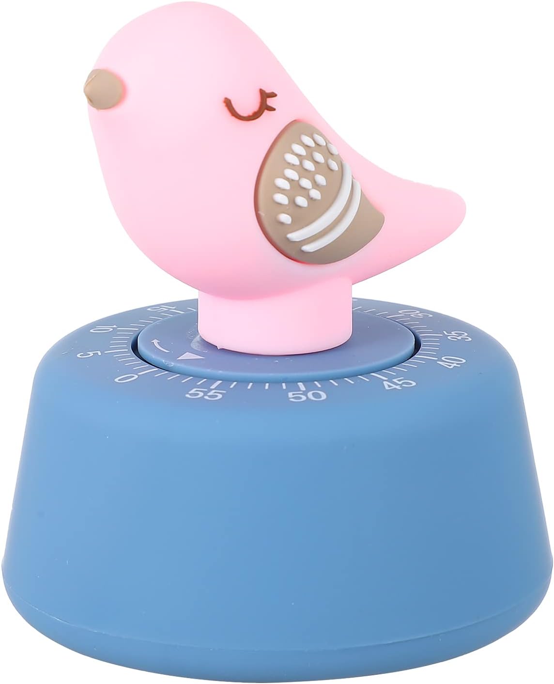Mechanical Kitchen Timer Manual Wind up Cooking Timer Cartoon Countdown with Alarm for Home Kitchen Kids Activities Salon Use 3.54 X 2.75 X 2.75 in