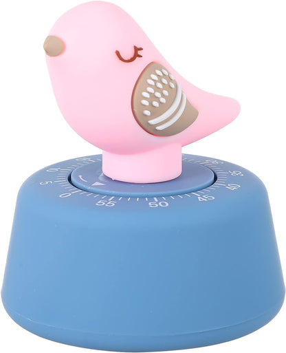 Mechanical Kitchen Timer Manual Wind up Cooking Timer Cartoon Countdown with Alarm for Home Kitchen Kids Activities Salon Use 3.54 X 2.75 X 2.75 in