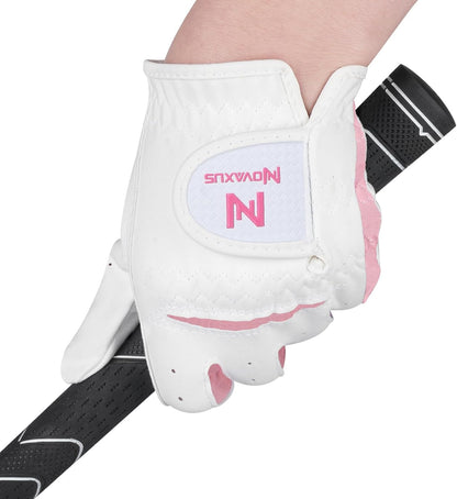 Kids Left Hand Golf Gloves Premium Breathable Youth Junior Toddler Golf Gloves for Boys and Girls