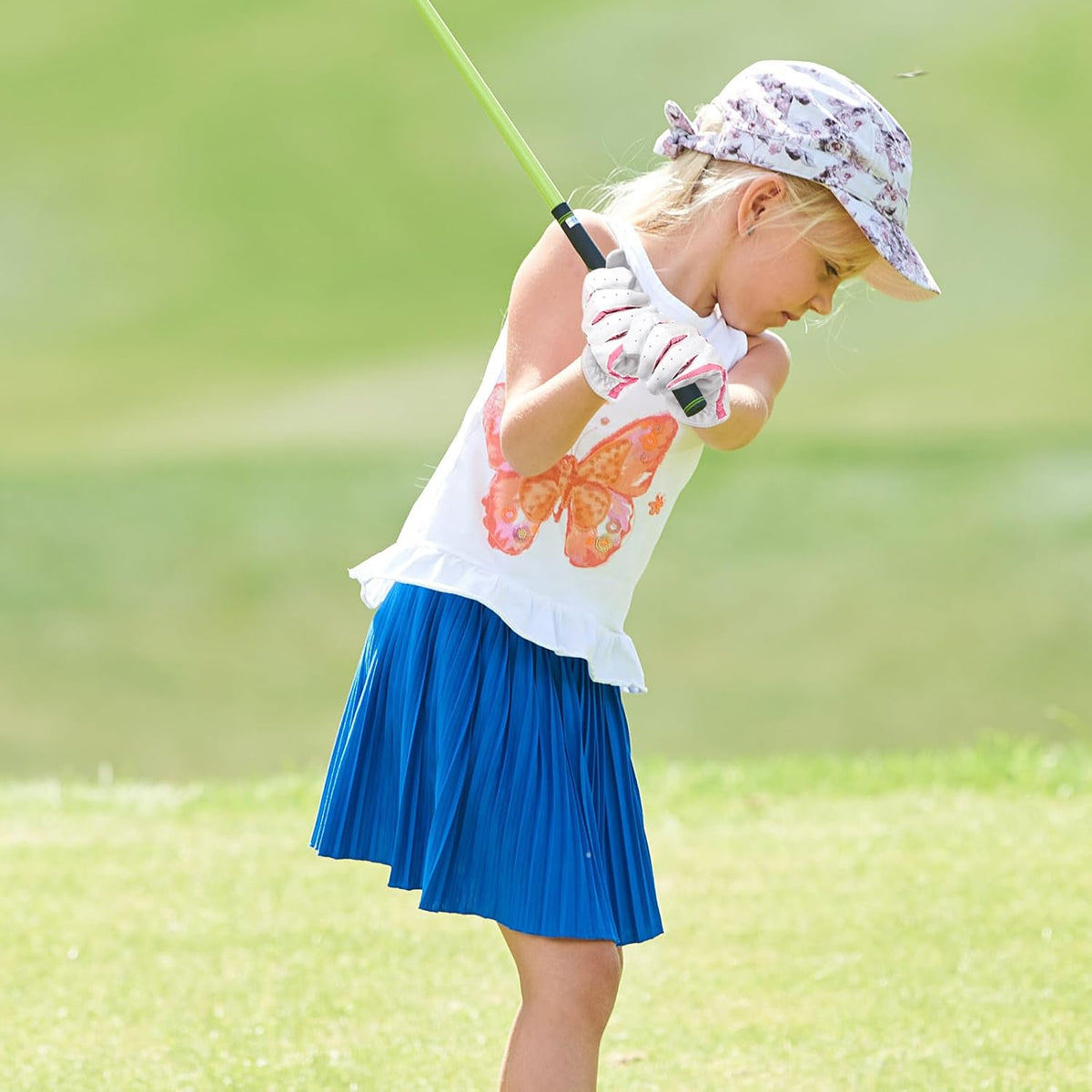 Kids Left Hand Golf Gloves Premium Breathable Youth Junior Toddler Golf Gloves for Boys and Girls