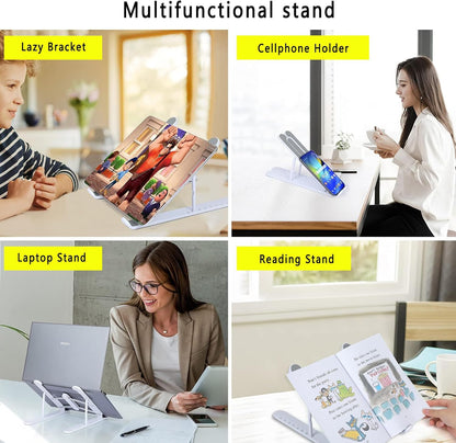 Laptop Stand for Desk,Very Portable and use Anywhere,Compatible with 9-15 inch Laptops(Plastic Pink)