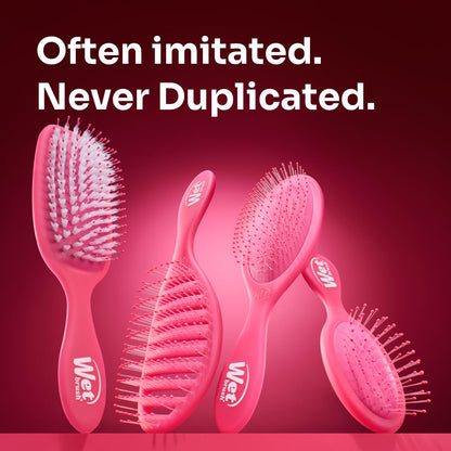 Speed Dry Hair Brush, Pink (Sweet Seaglass) - Vented Design & Soft HeatFlex Bristles Are Blow Dry Safe - Ergonomic Handle Manages Tangles - Pain-Free Hair Accessories