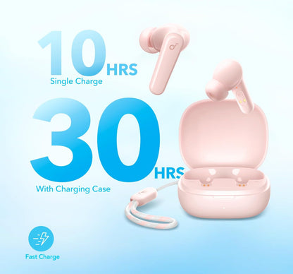 by Anker P20i True Wireless Earbuds, with Big Bass, 30H Playtime