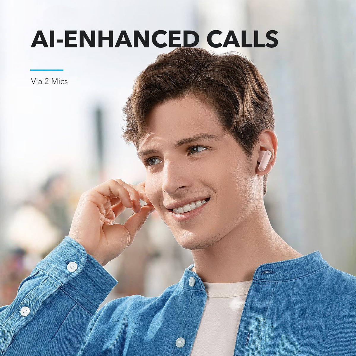by Anker P20i True Wireless Earbuds, with Big Bass, 30H Playtime