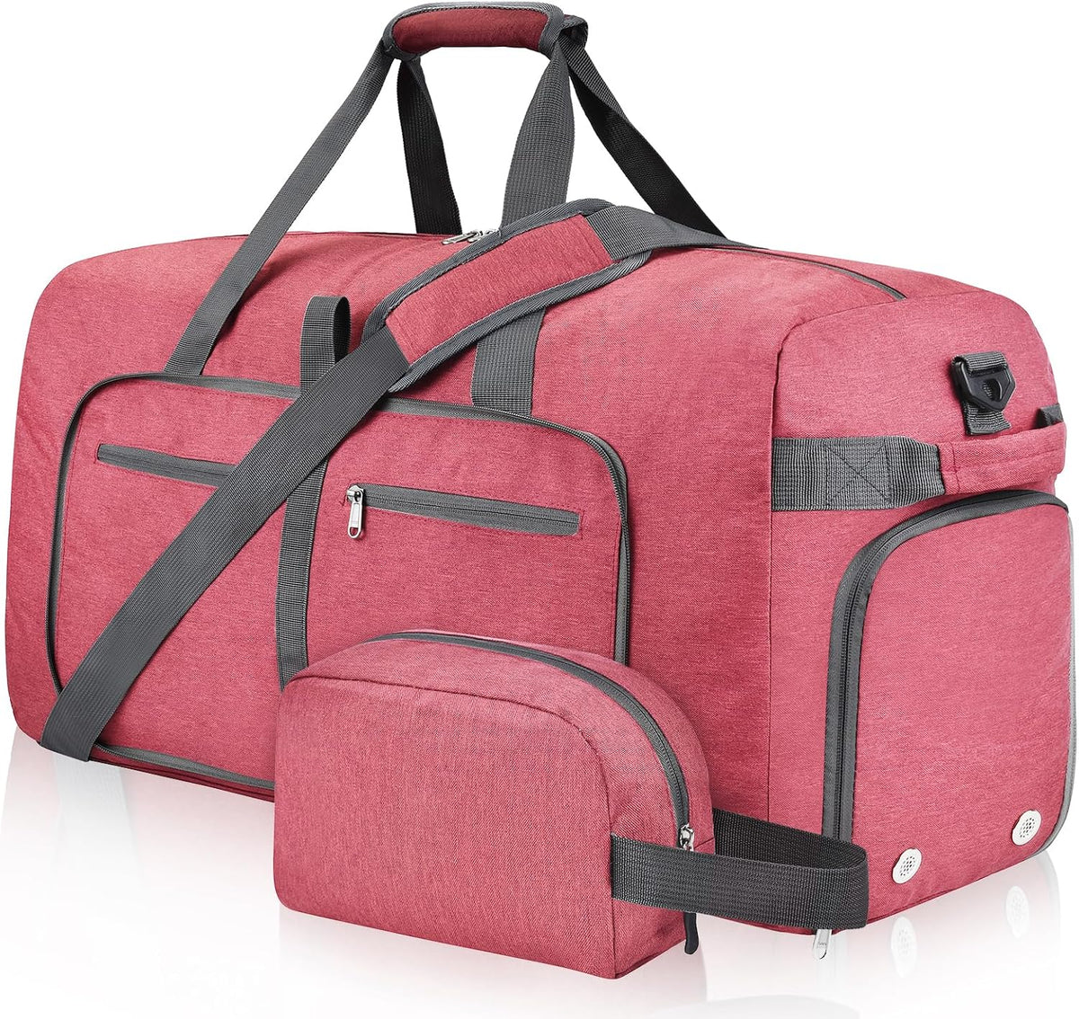 Foldable Duffle Bag for Travel Weekend Overnight Gym Camping