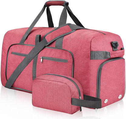 Foldable Duffle Bag for Travel Weekend Overnight Gym Camping