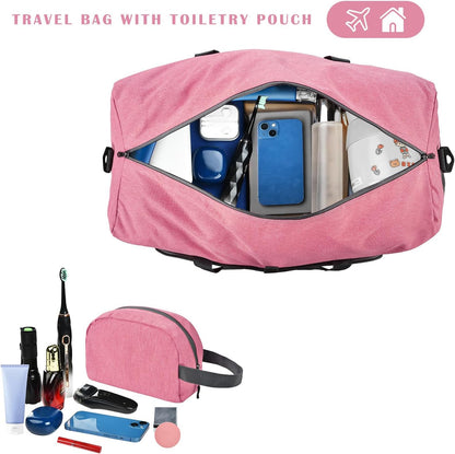 Foldable Duffle Bag for Travel Weekend Overnight Gym Camping