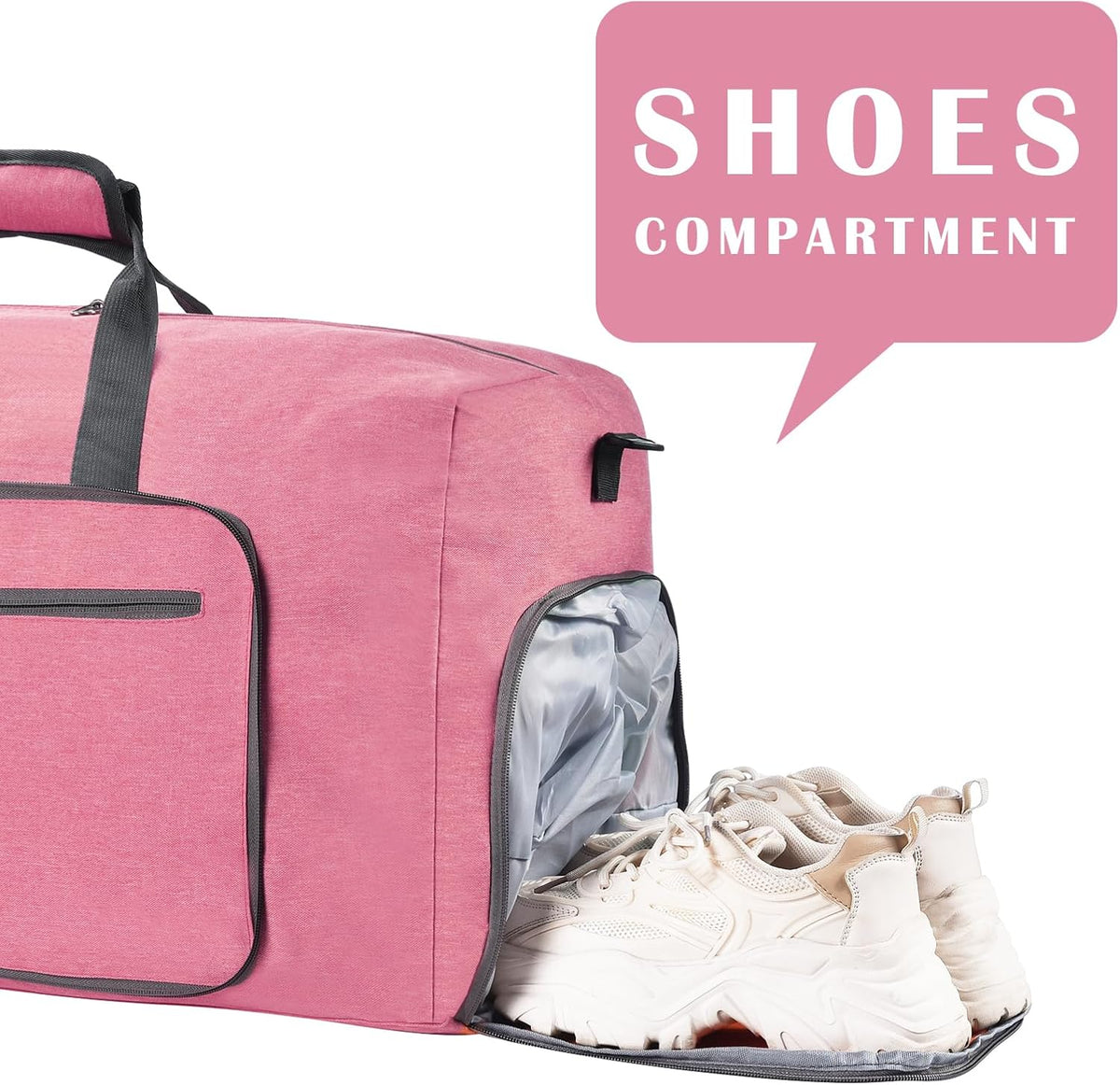 Foldable Duffle Bag for Travel Weekend Overnight Gym Camping