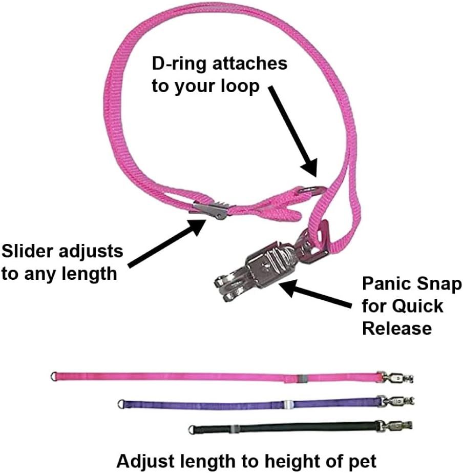 ® Loop Adjuster - Never Raise or Lower Your Grooming Arm Again (Pink)