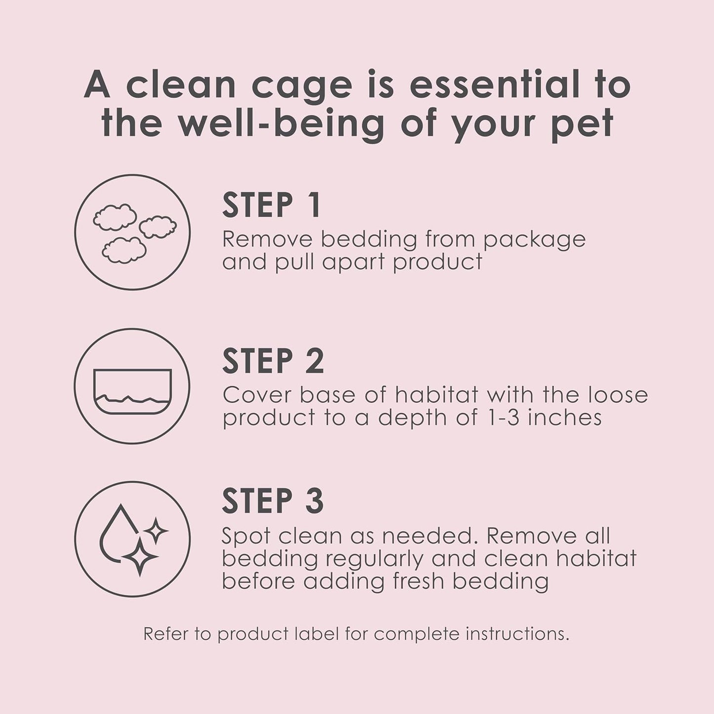 Kaytee Clean & Cozy Colors, Small Animal Bedding with Extreme Odor Control, Plum, 24.6 Liters