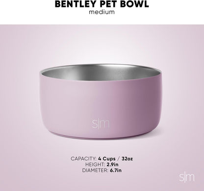 Dog Bowls & Cat Bowls | Medium (4 Cups) | Pink