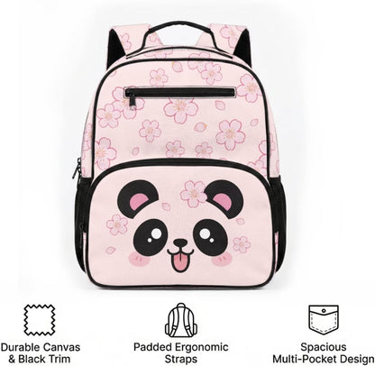 Customized Preschool School Bag For Kindergarten with Lunchbox Toddler Backpack for Girls Padded Straps and Breathable Back Panel Elementary Cat Pink Bow Heart Cute Bookbag,13 In