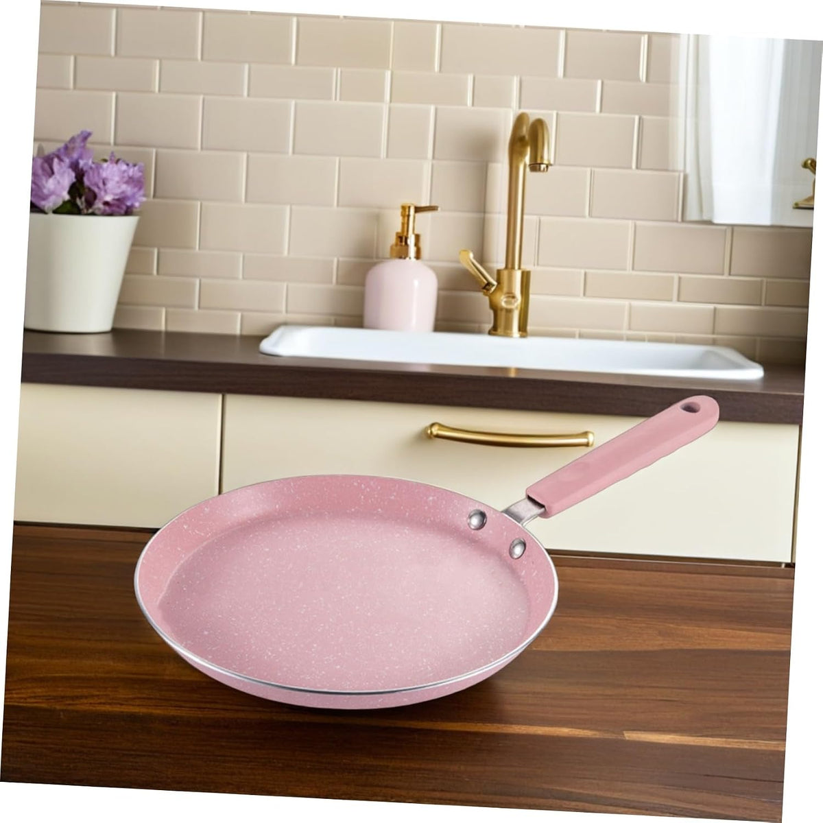 Small Frying Pan Non-stick Induction Lightweight Perfect for Eggs and Steaks Easy to Clean