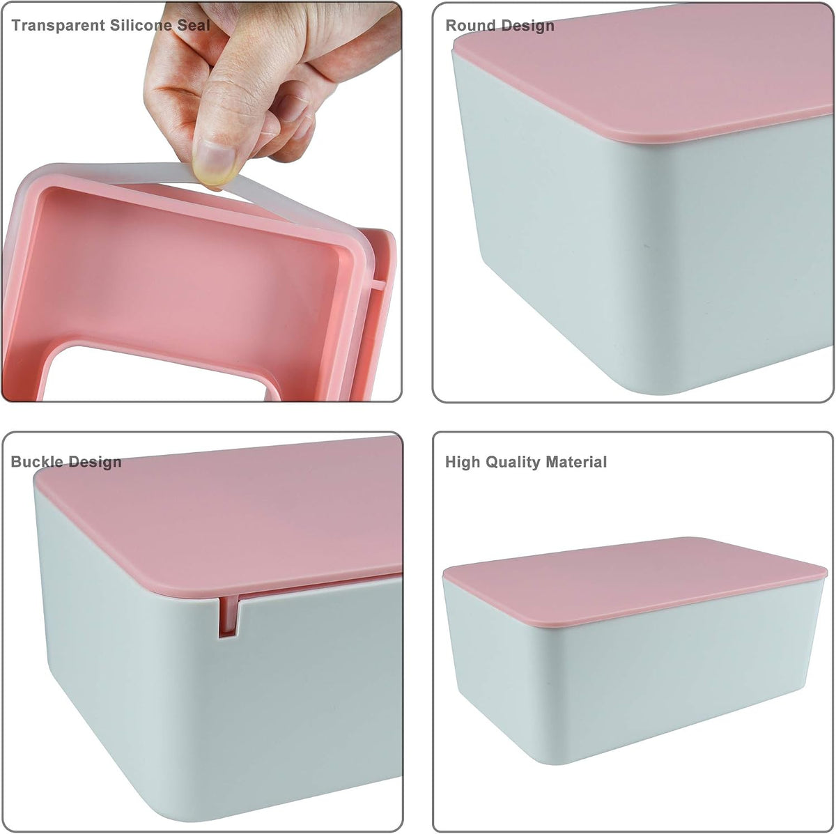 Diaper Wipes Dispenser, Tissue Storage Box Case, Wet Wipe Dispenser Holder