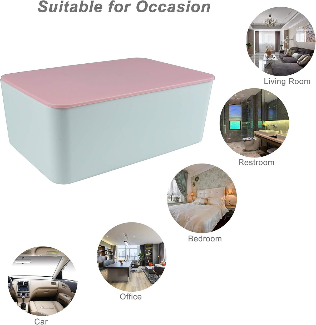 Diaper Wipes Dispenser, Tissue Storage Box Case, Wet Wipe Dispenser Holder