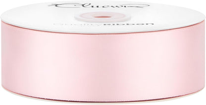 Double Faced Light Pink Satin Ribbon, 1-1/2 Inches, 50 Yards