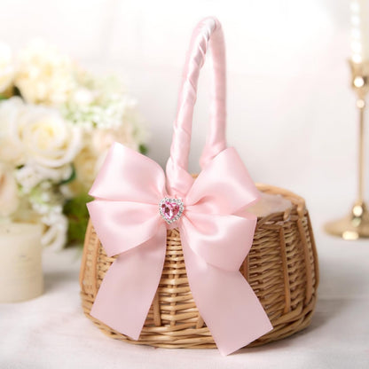 Double Faced Light Pink Satin Ribbon, 1-1/2 Inches, 50 Yards