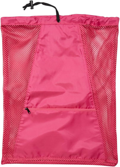 Mesh Swimming Equipment Backpack, Drawstring Gear Bag for Swimmers