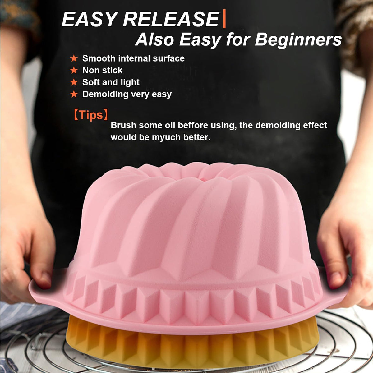 Nonstick Silicone Bakeware Set, 7in1 Baking Cake Pan, BPA Free Heat Resistant Bakeware Suppliers Tools Kit for Muffin Loaf Bread Pizza Cheesecake Cupcake