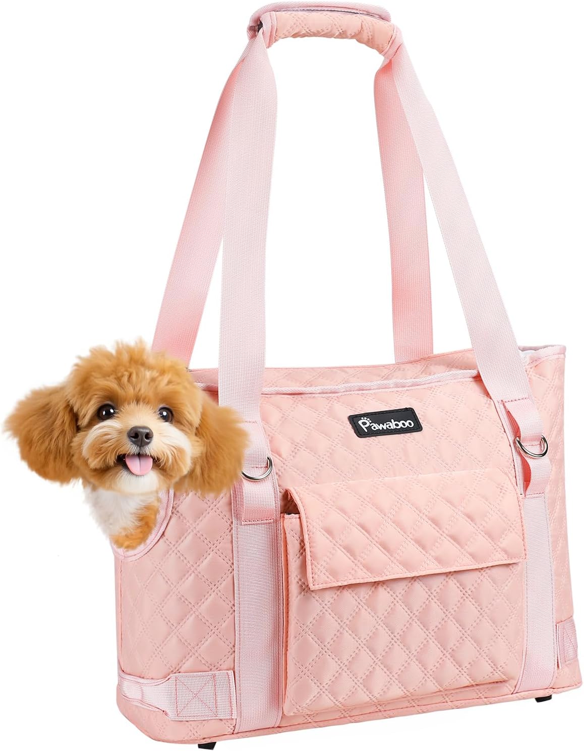 Dog Purse Carrier for Small Dogs with Pocket,Up to 11Lbs