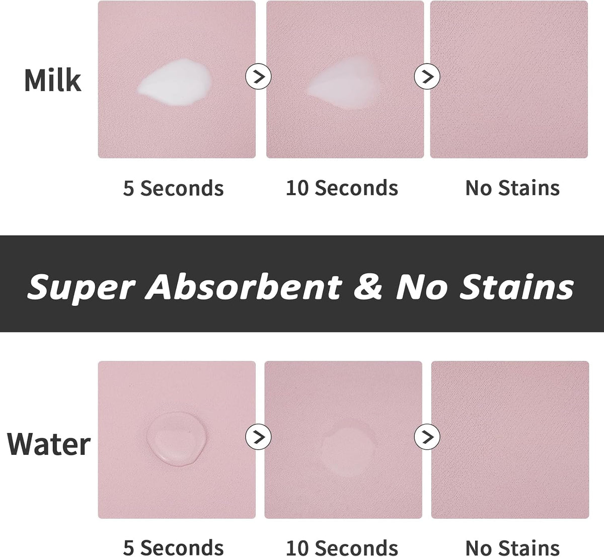 Dog Food Mat - Absorbent Cat Mat for Food and Water, No Stains Pet Feeding Bowl Mat, Easy to Clean Pet Placemats, Quick Dry Dog Water Dispenser Mat for Messy Drinkers | Paw Pink 18"x28"