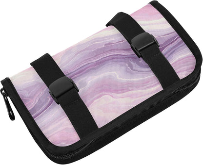 Car Tissue Holder Car Visor Organizer Tissue Box Holder for Car Sun Visor Organizer with Car Vehicle Accessories Essentials Interior for Women Men Marble Pale Purple and Pink