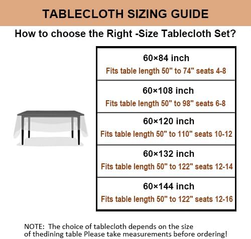 100% Linen Tablecloth Rectangle 60x120 Stone Washed Dining Cover