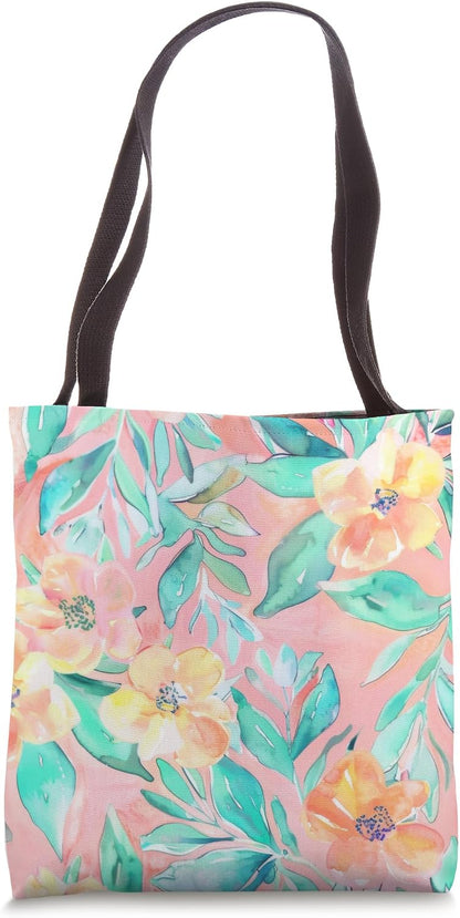Blush Flower Tote Bag