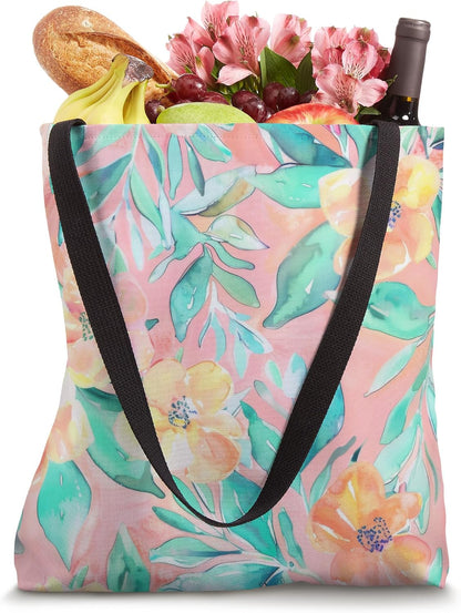 Blush Flower Tote Bag