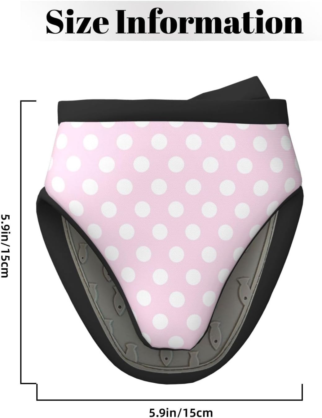 2PCS Mini Silicone Oven Mitts, Light Pink Polka Dot Print A Oven Mitts Heat Resistant, Pot Holders for Kitchen Cooking & Baking Gloves