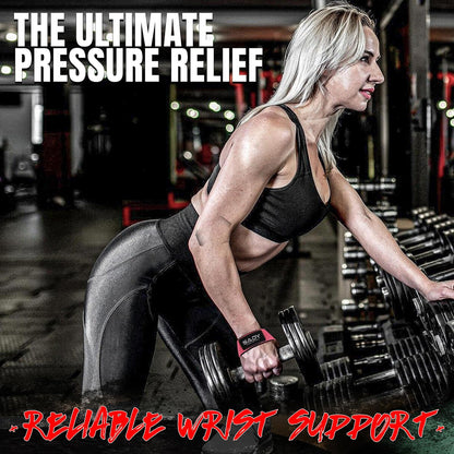 Lifting Wrist Straps for Weightlifting, Weight Lifting Straps Gym Power Workouts Lifting Straps Padded Cotton Men Women Supportive Lift Deadlift Strap