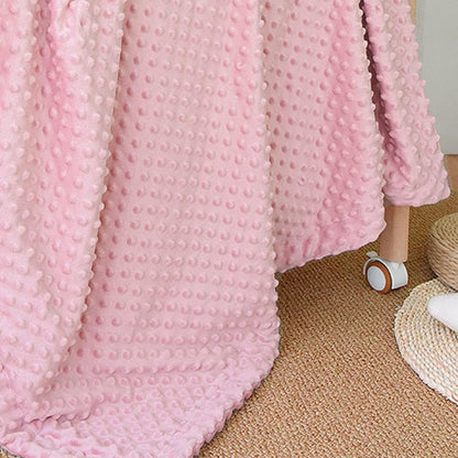 Cozy Soft and Warm Sherpa Baby Blanket for Infant Toddler's Crib Cot Stroller Gift for Baby Girls All Season Use(30"X40" Pink Dot)