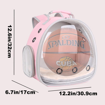 Portable Small Animal Backpack Travel Breathable Pet Carrier Bag Cages for Guinea Pig, Rabbit, Bearded Dragon, Squirrel, Tortoise, Bird, Lizard, Sugar Glider