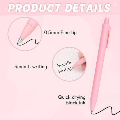 50 Pcs Ballpoint Pens Bulk – Blush Pink – Cute Pens Bulk with Black Ink – Smooth Writing for Bridal Shower & Office Use(Blush Pink)